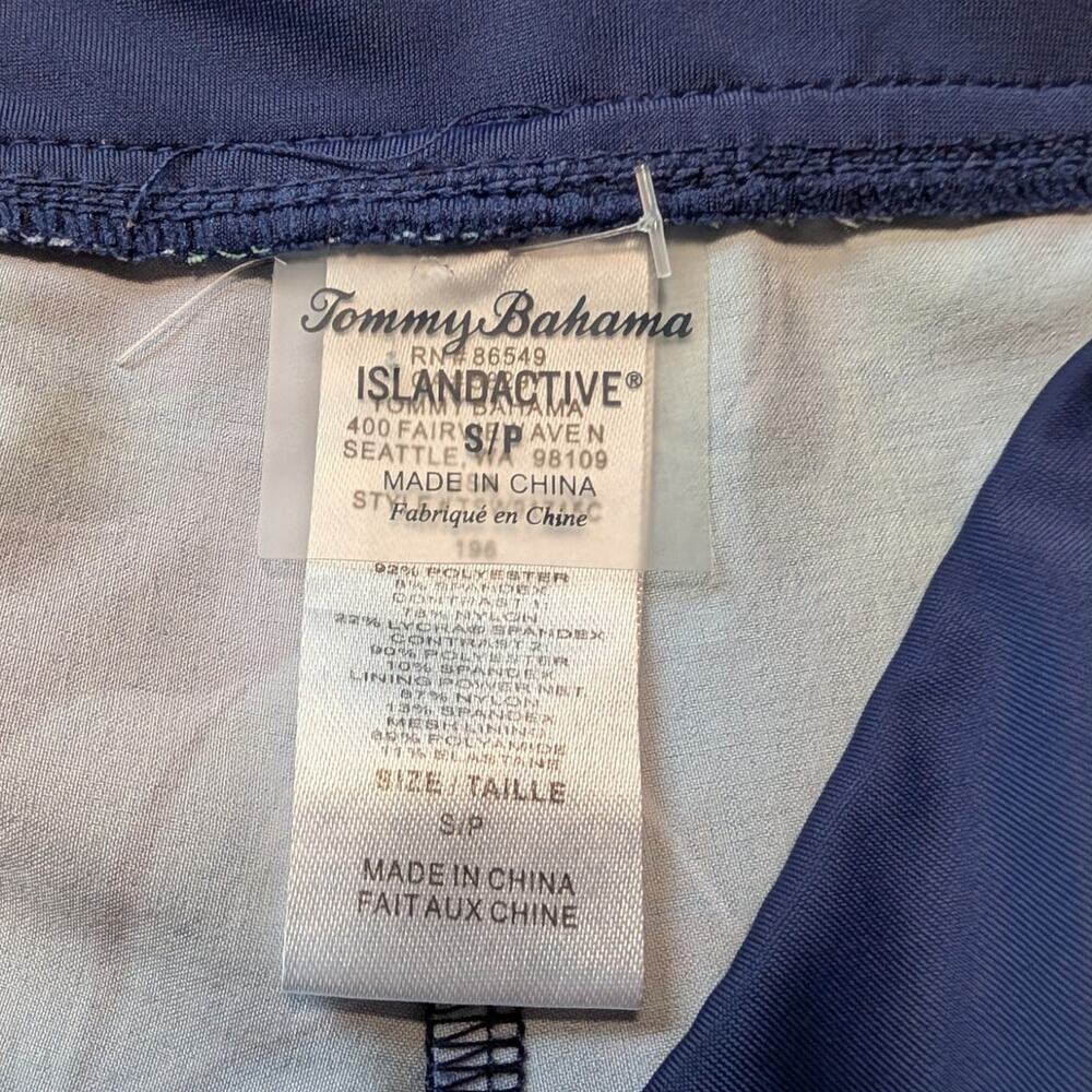 Tommy Bahama Women's cover up/workout shorts; lightweight, Blue & green floral - Picture 3 of 10